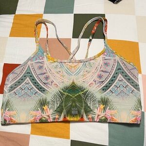 VSX Multicolor Patterned Sports Bra